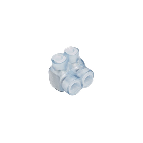Multi-Tap Connector, Single-Sided, Clear Insulation, 2, PCSB600-2S-4Y